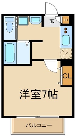 テルメゾンの物件間取画像